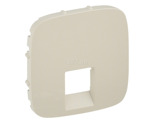 Лицьова панель розетки RJ45 Legrand 755416 Valena Allure, слонова кістка, пластик