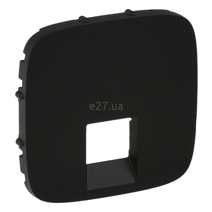 Лицьова панель розетки RJ45 Legrand 755418 Valena Allure, антрацит, пластик · Legrand · legrand-755418
