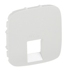Лицьова панель розетки RJ45 Legrand 755419 Valena Allure, перлина, пластик