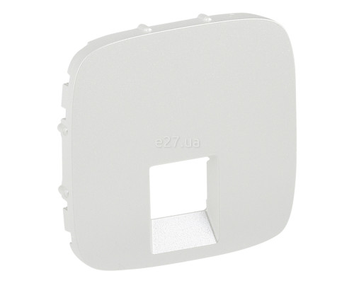 Лицьова панель розетки RJ45 Legrand 755419 Valena Allure, перлина, пластик