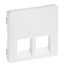Лицьова панель розетки RJ45 Legrand 755420 Valena Life, білий, пластик