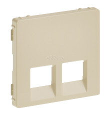Лицьова панель розетки RJ45 Legrand 755421 Valena Life, слонова кістка, пластик