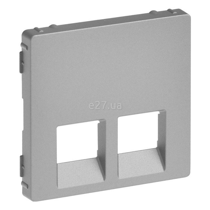Лицьова панель розетки RJ45 Legrand 755422 Valena Life, алюміній, пластик · Legrand · legrand-755422