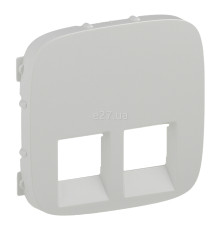 Лицьова панель розетки RJ45 Legrand 755425 Valena Allure, білий, пластик