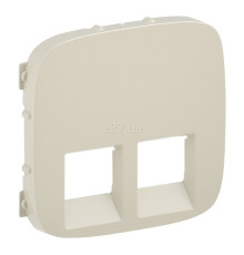 Лицьова панель розетки RJ45 Legrand 755426 Valena Allure, слонова кістка, пластик