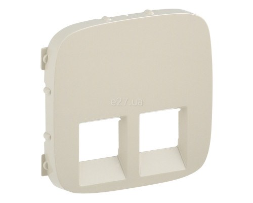 Лицьова панель розетки RJ45 Legrand 755426 Valena Allure, слонова кістка, пластик