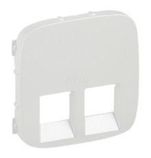 Лицьова панель розетки RJ45 Legrand 755429 Valena Allure, перлина, пластик