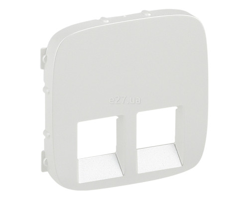 Лицьова панель розетки RJ45 Legrand 755429 Valena Allure, перлина, пластик