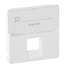 Лицьова панель розетки RJ45 Legrand 755470 Valena Life, білий, пластик