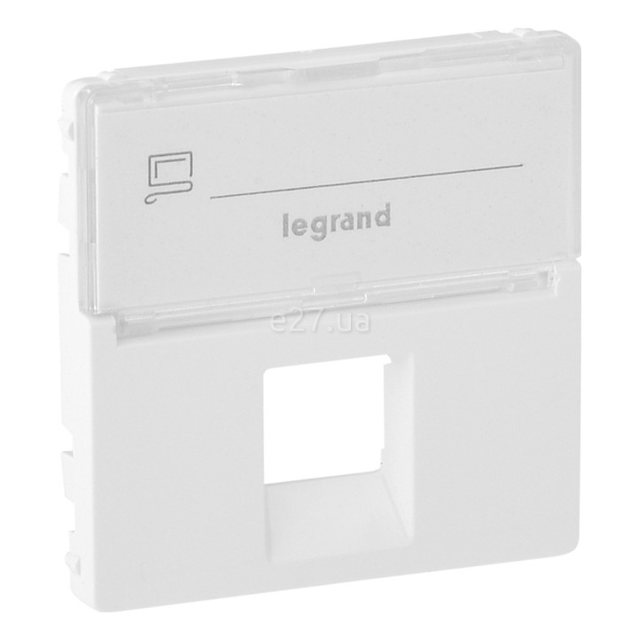 Лицьова панель розетки RJ45 Legrand 755470 Valena Life, білий, пластик · Legrand · legrand-755470