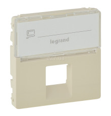 Лицьова панель розетки RJ45 Legrand 755471 Valena Life, слонова кістка, пластик
