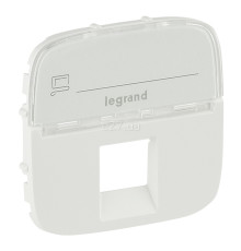 Лицьова панель розетки RJ45 Legrand 755475 Valena Allure, білий, пластик