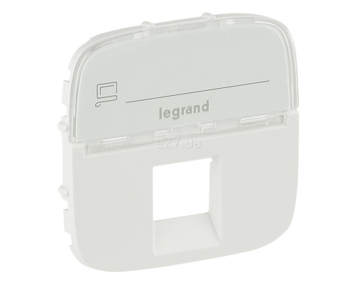 Лицьова панель розетки RJ45 Legrand 755475 Valena Allure, білий, пластик