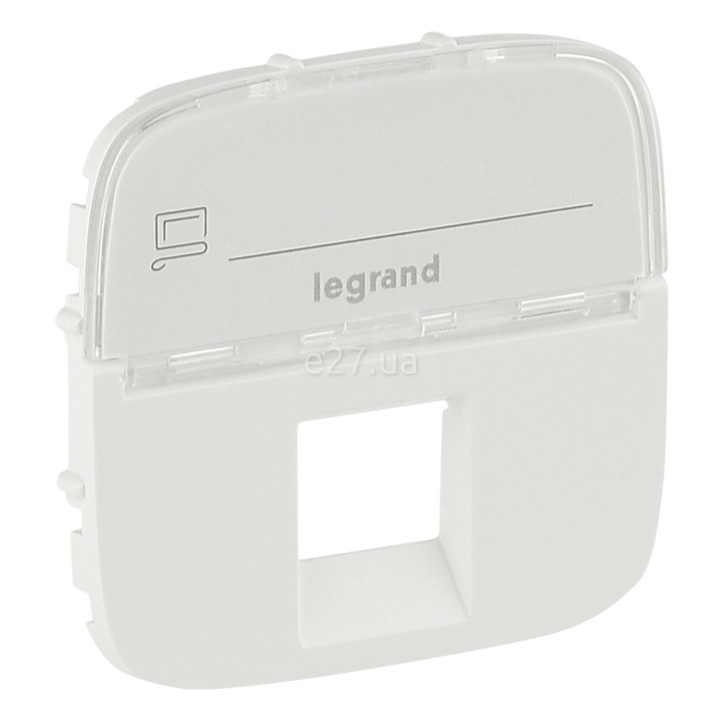 Лицьова панель розетки RJ45 Legrand 755475 Valena Allure, білий, пластик · Legrand · legrand-755475