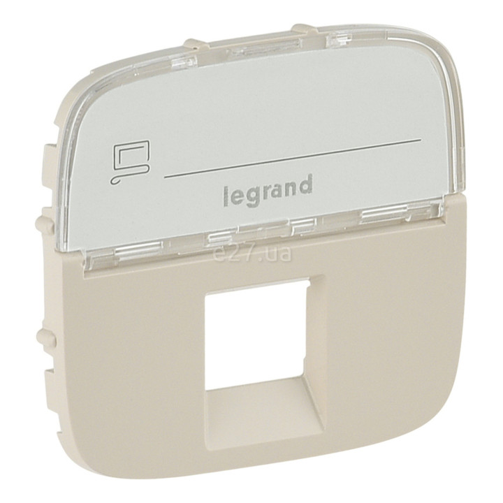 Лицьова панель розетки RJ45 Legrand 755476 Valena Allure, слонова кістка, пластик · Legrand · legrand-755476