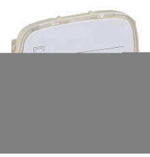 Лицьова панель розетки RJ11 і RJ45 Legrand 755486 Valena Allure, слонова кістка, пластик