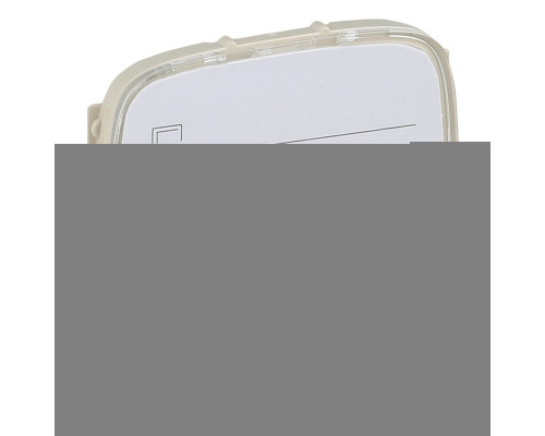 Лицьова панель розетки RJ11 і RJ45 Legrand 755486 Valena Allure, слонова кістка, пластик