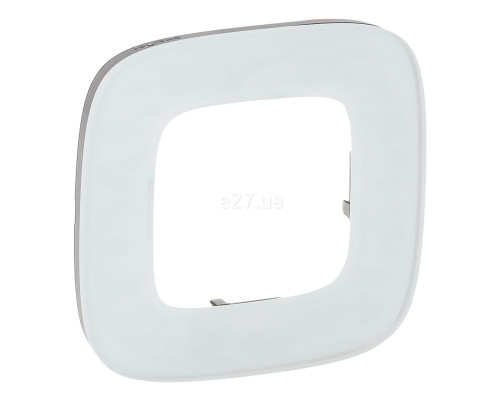Рамка 1 пост Legrand 755541 Valena Allure, біле скло, скло
