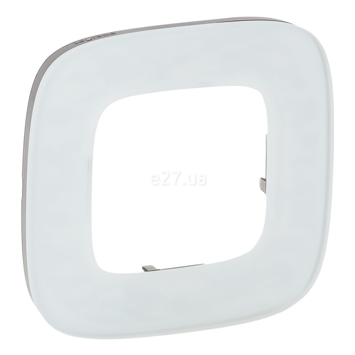 Рамка 1 пост Legrand 755541 Valena Allure, біле скло, скло · Legrand · legrand-755541