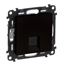 Розетка комп'ютерна Legrand 756340 Valena Life/Allure Valena LIFE Розетка RJ45 Кат.5е UTP. Колір Чорний матовий, матовий чорний, ip20, для врізного монтажу