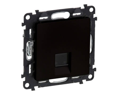 Розетка комп'ютерна Legrand 756340 Valena Life/Allure Valena LIFE Розетка RJ45 Кат.5е UTP. Колір Чорний матовий, матовий чорний, ip20, для врізного монтажу