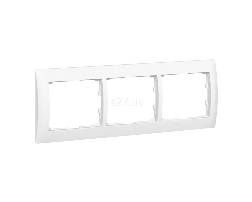 Рамка 3 поста Legrand 771003 Galea Life, білий