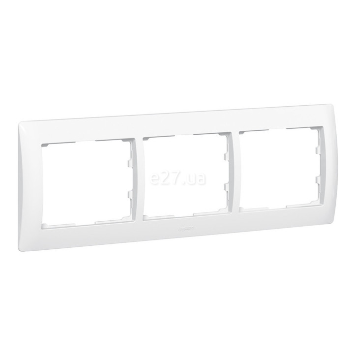Рамка 3 поста Legrand 771003 Galea Life, білий · Legrand · legrand-771003