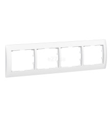 Рамка 4 поста Legrand 771004 Galea Life, білий