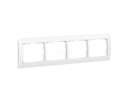 Рамка 4 поста Legrand 771004 Galea Life, білий
