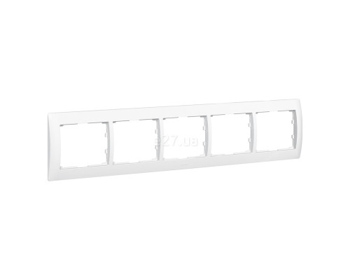Рамка 5 постів Legrand 771005 Galea Life, білий