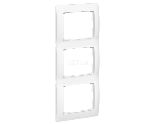 Рамка 3 поста Legrand 771007 Galea Life, білий