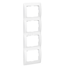Рамка 4 поста Legrand 771008 Galea Life, білий