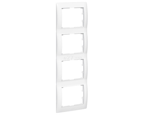 Рамка 4 поста Legrand 771008 Galea Life, білий