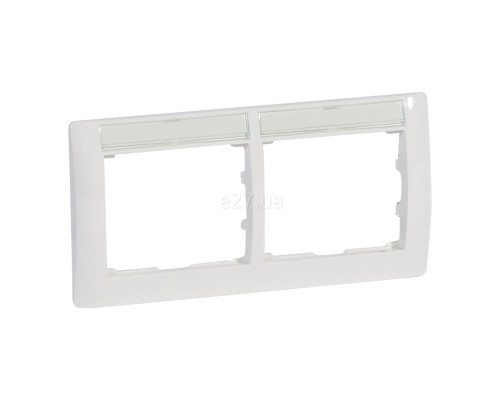 Рамка 2 поста Legrand 771014 Galea Life, білий