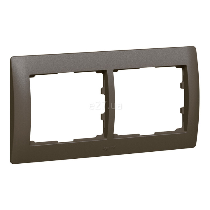 Рамка 2 поста Legrand 771202 Galea Life, dark bronze · Legrand · legrand-771202