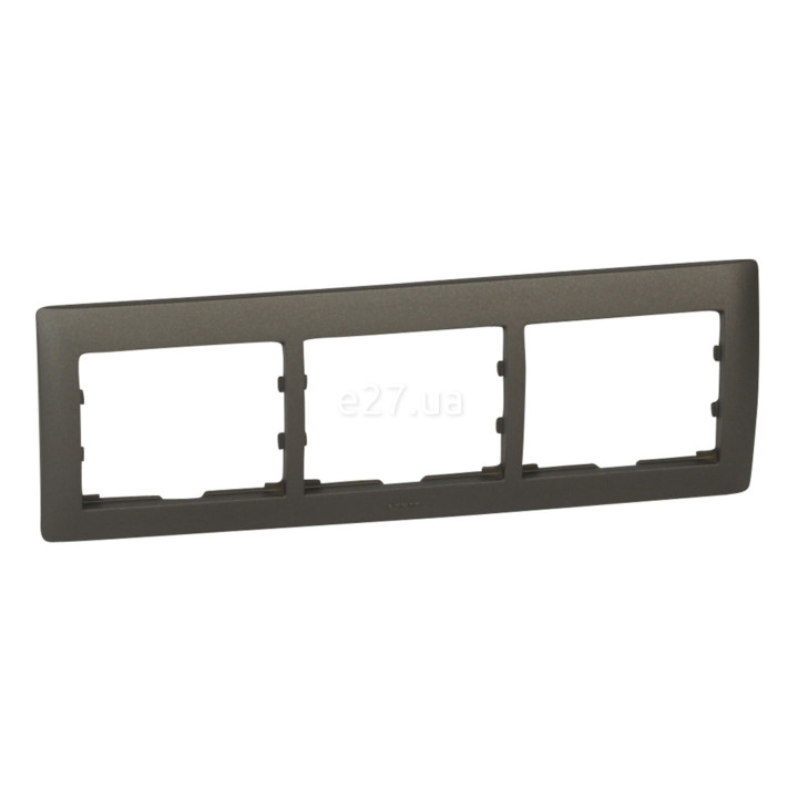 Рамка 3 поста Legrand 771203 Galea Life, dark bronze · Legrand · legrand-771203