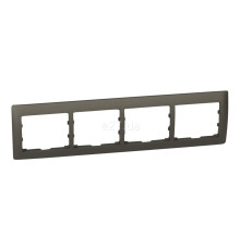 Рамка 4 поста Legrand 771204 Galea Life, dark bronze