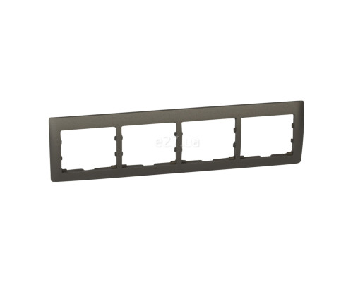 Рамка 4 поста Legrand 771204 Galea Life, dark bronze