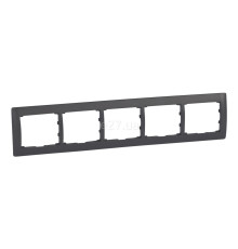 Рамка 5 постів Legrand 771205 Galea Life, dark bronze