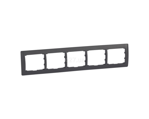 Рамка 5 постів Legrand 771205 Galea Life, dark bronze