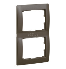 Рамка 2 поста Legrand 771206 Galea Life, dark bronze