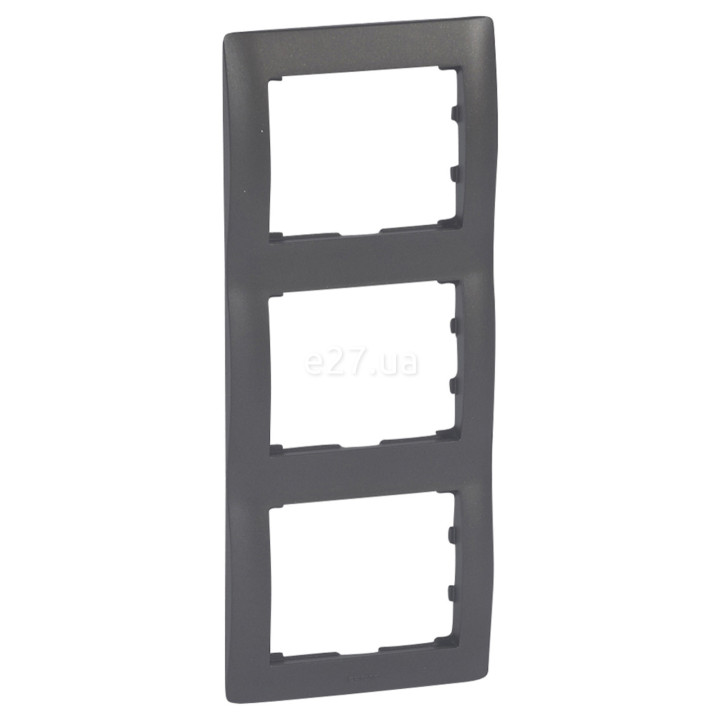 Рамка 3 поста Legrand 771207 Galea Life, dark bronze · Legrand · legrand-771207