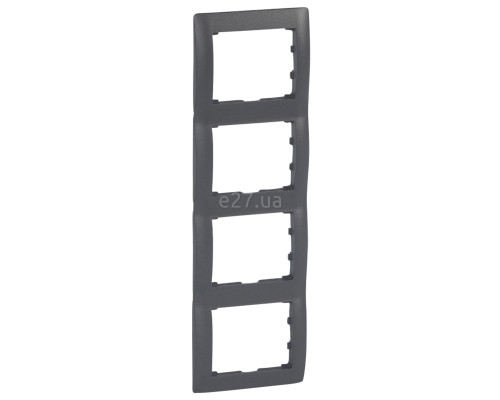 Рамка 4 поста Legrand 771208 Galea Life, dark bronze