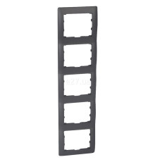 Рамка 5 постів Legrand 771209 Galea Life, dark bronze