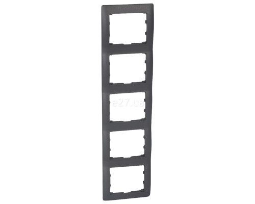 Рамка 5 постів Legrand 771209 Galea Life, dark bronze