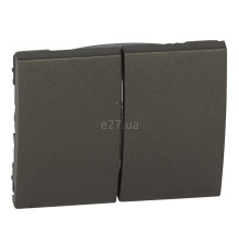 Лицьова панель Legrand 771212 Galea Life, dark bronze