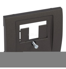 Лицьова панель Legrand 771247 Galea Life, dark bronze