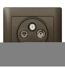 Лицьова панель Legrand 771289 Galea Life, dark bronze