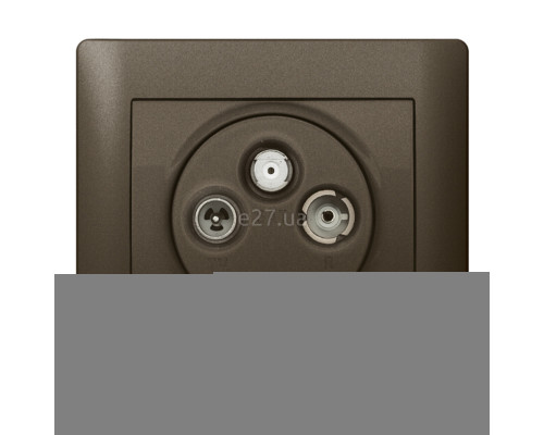 Лицьова панель Legrand 771289 Galea Life, dark bronze
