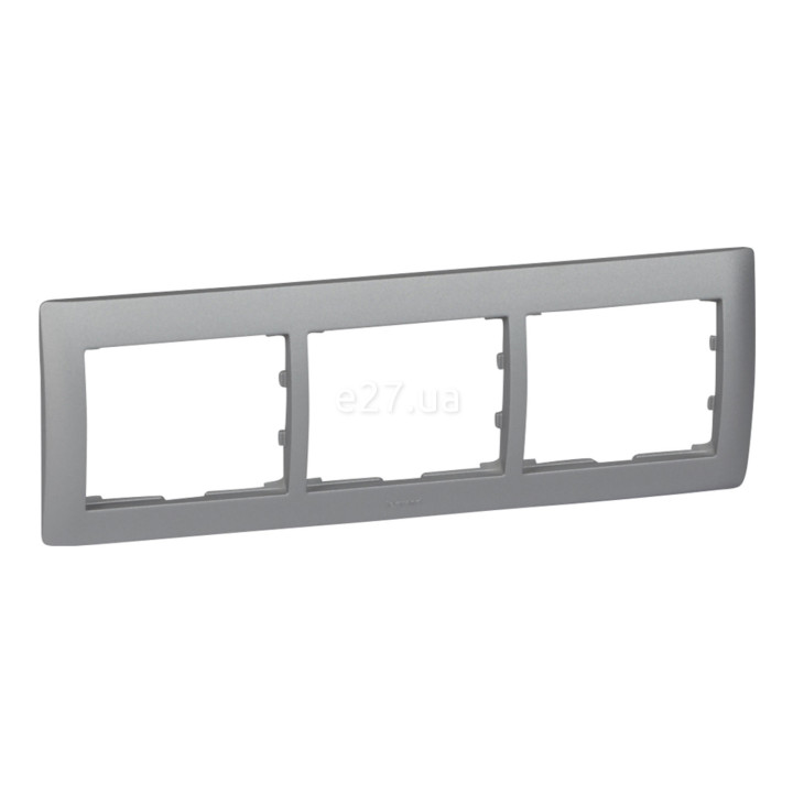 Рамка 3 поста Legrand 771303 Galea Life, алюміній · Legrand · legrand-771303